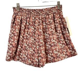 Threads 4 Thought Organic Pink Floral Skirt Women's M